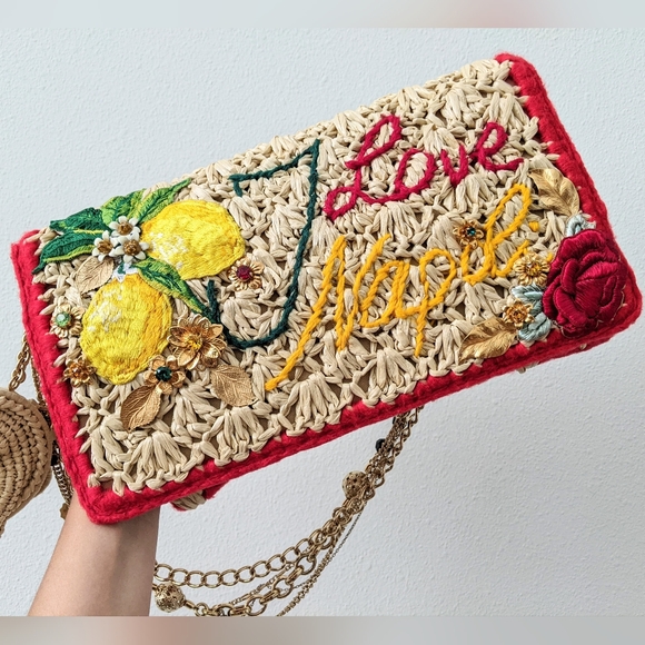 ‼️RESERVED‼️ Dolce & Gabbana 2016 runway Raffia bag - Picture 3 of 16